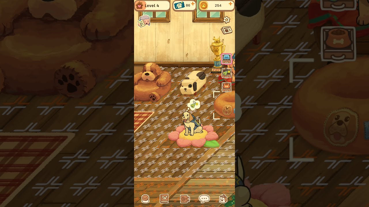 Playing some of the Old Friends Dog Game!