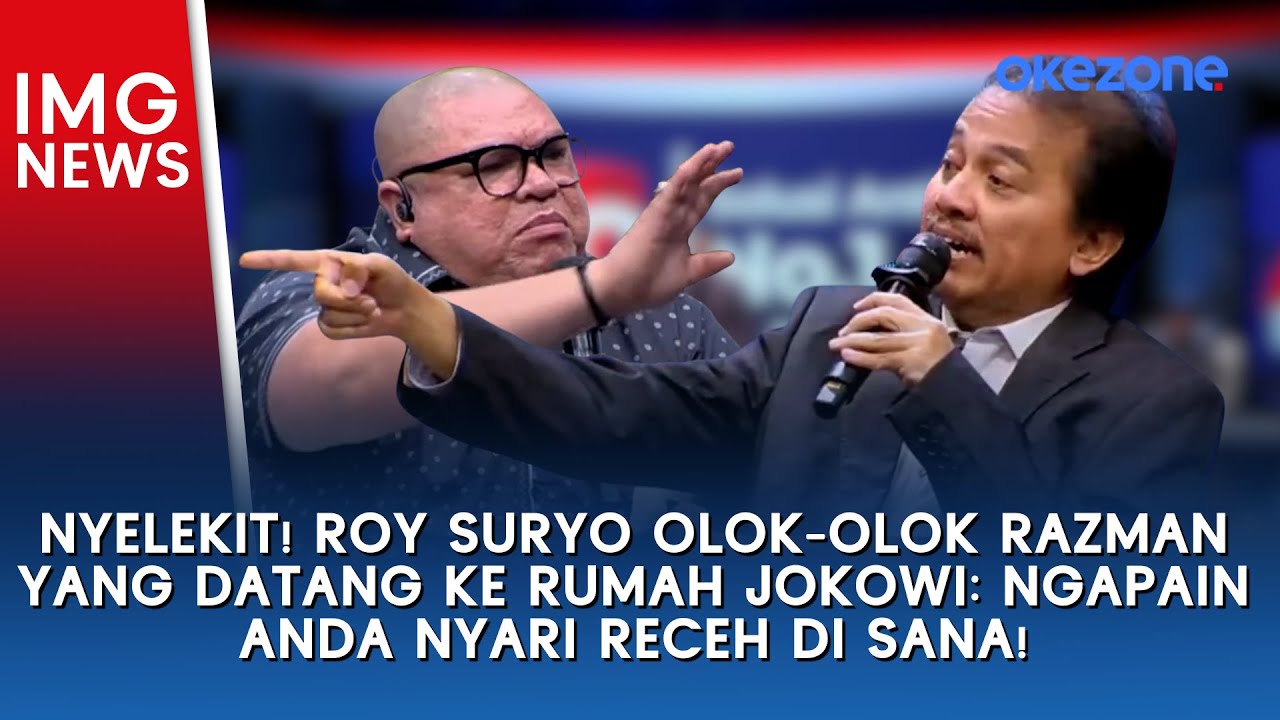 NYELEKIT! Roy Suryo Olok-olok Razman yang Datang ke Rumah Jokowi: Anda Nyari Receh di Sana