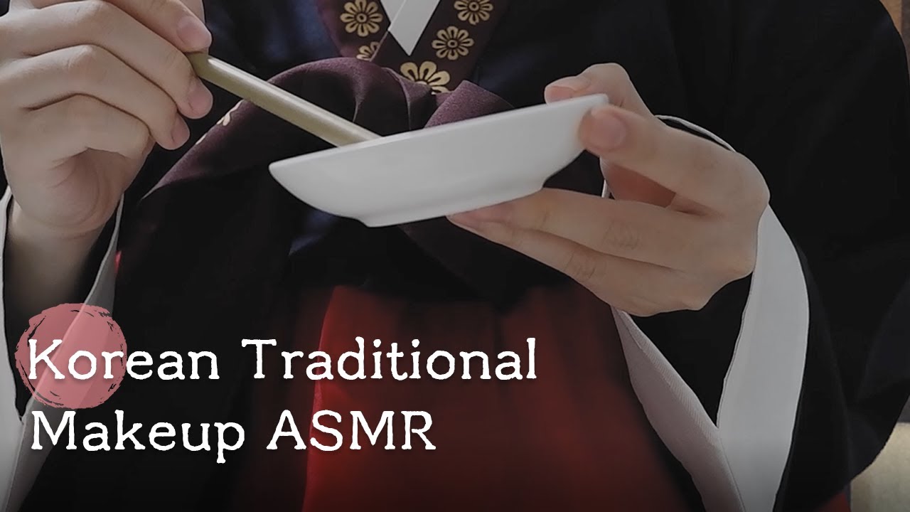 ASMR Korean Traditional Makeup RoleplayㅣJosun noble lady does your makeup