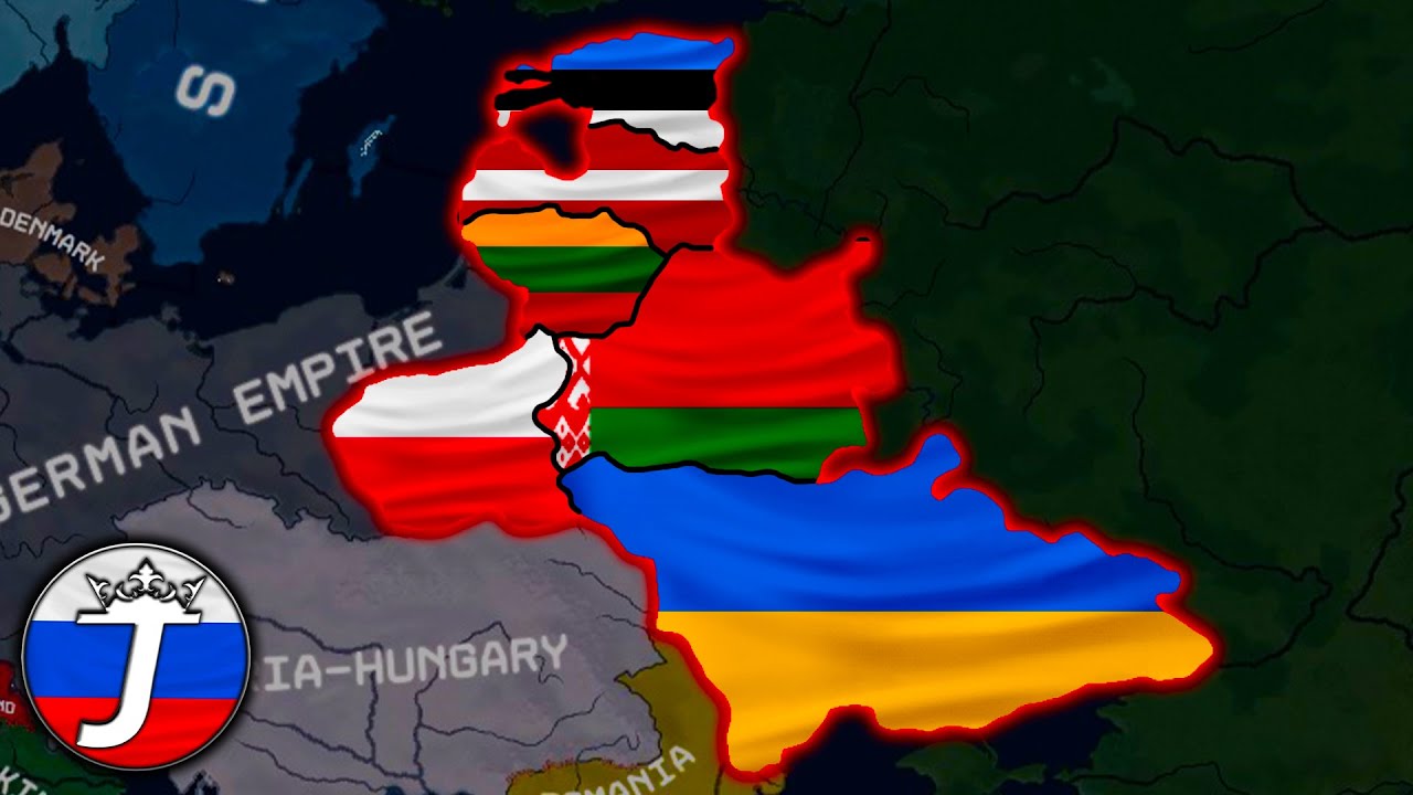 If Russia Made Other Nations Proxy States  in 1910 - Hoi4 Timelapse