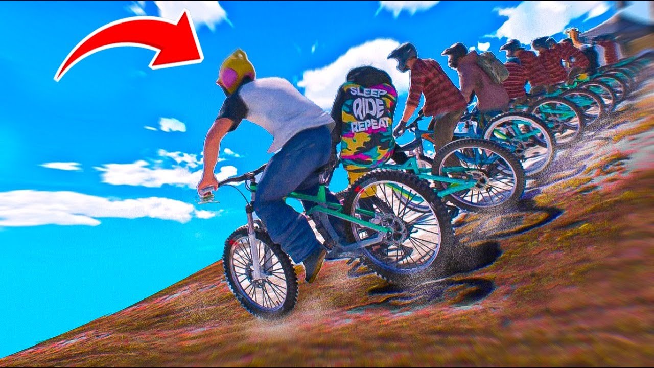 200km/h DE BICICLETA EM UMA MONTANHA ÉPICA!!! - Riders Republic