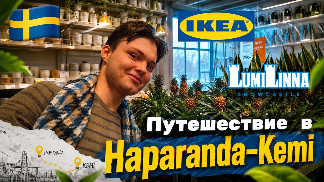 Поездка в Haparanda и Kemi: IKEA и снежный замок