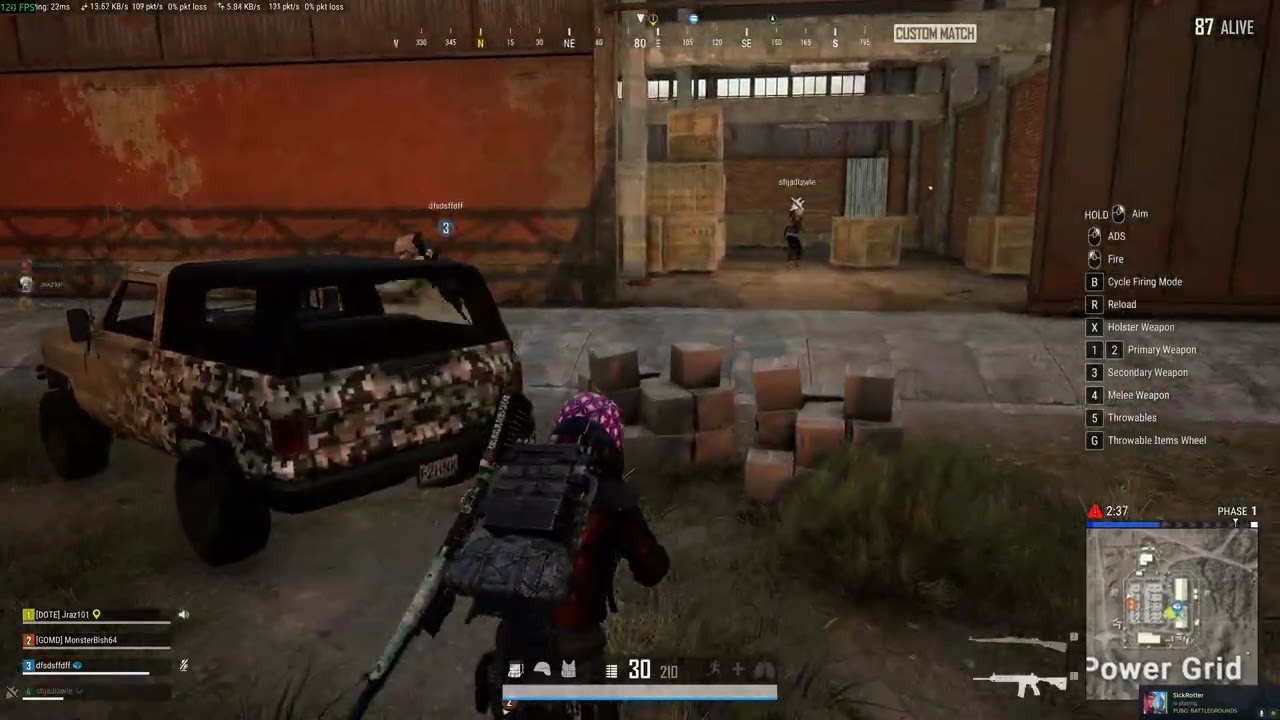 Pure Domination.  Jraz, Monstabish, and 2 randoms do Customs