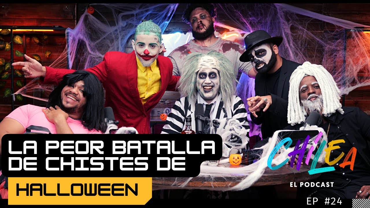 LA PEOR BATALLA DE CHISTES DE HALLOWEEN (Ft. Novelpoppys, Los Muchachones) Chilea el Podcast