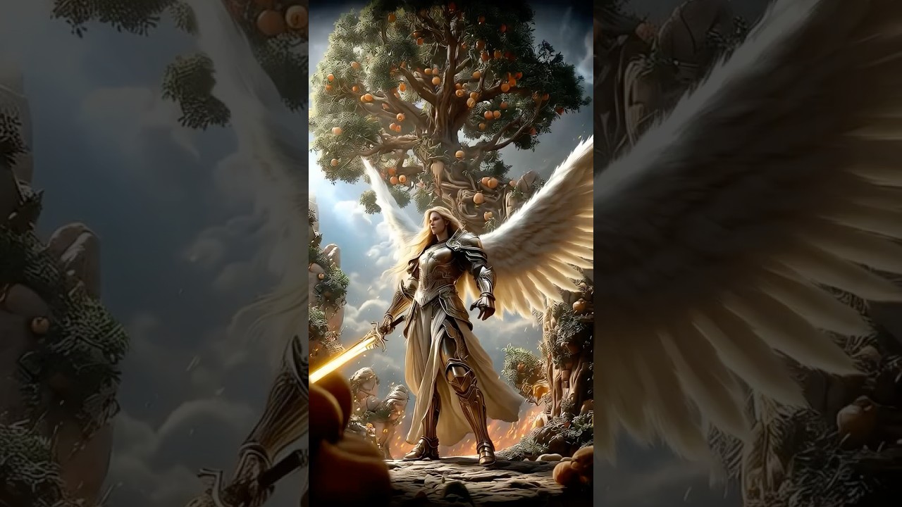 El &Aacute;ngel de la Espada Ardiente: El Guardi&aacute;n del &Aacute;rbol de la Vida #Jes&uacute;s #Biblia #Cristianismo