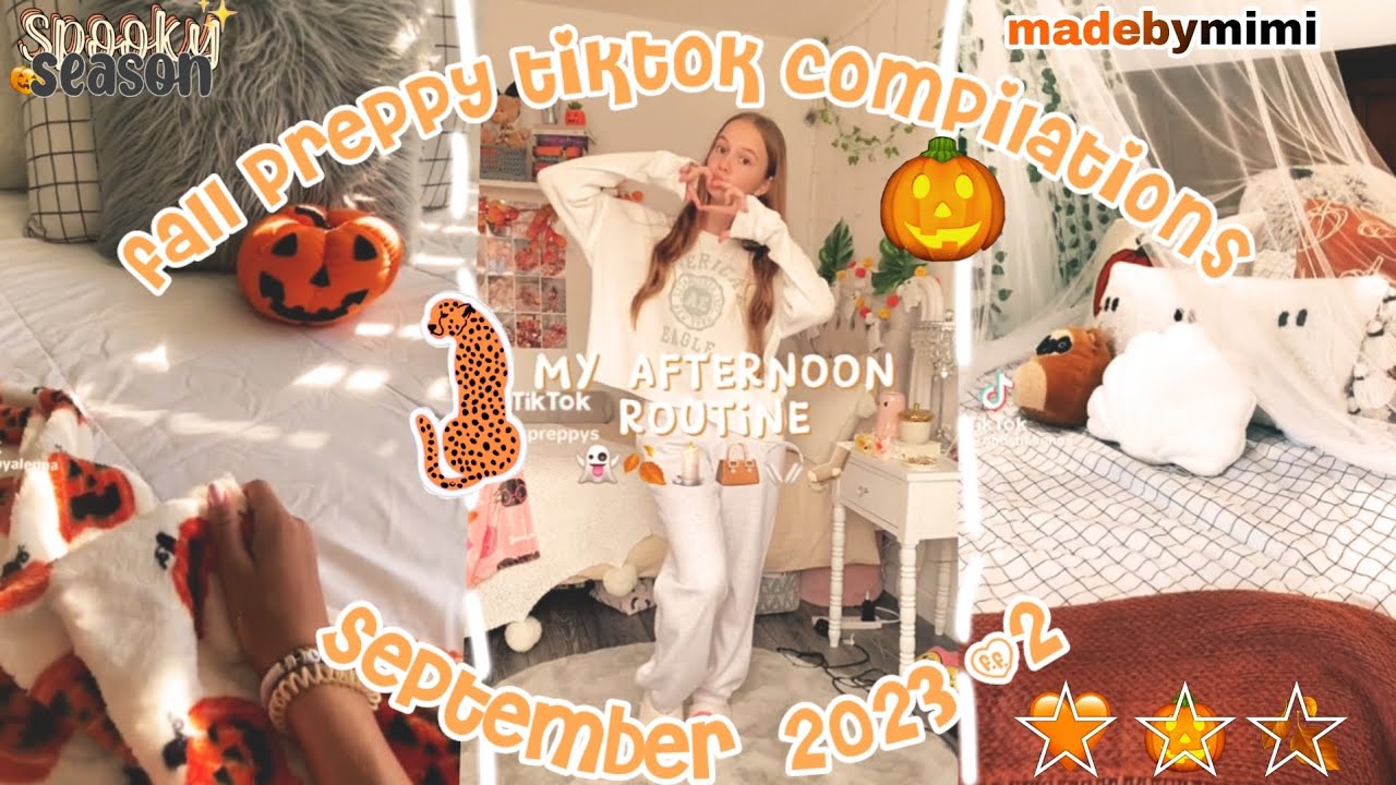 Fall preppy tiktok compilation #2 #preppy #viral #halloween #fall