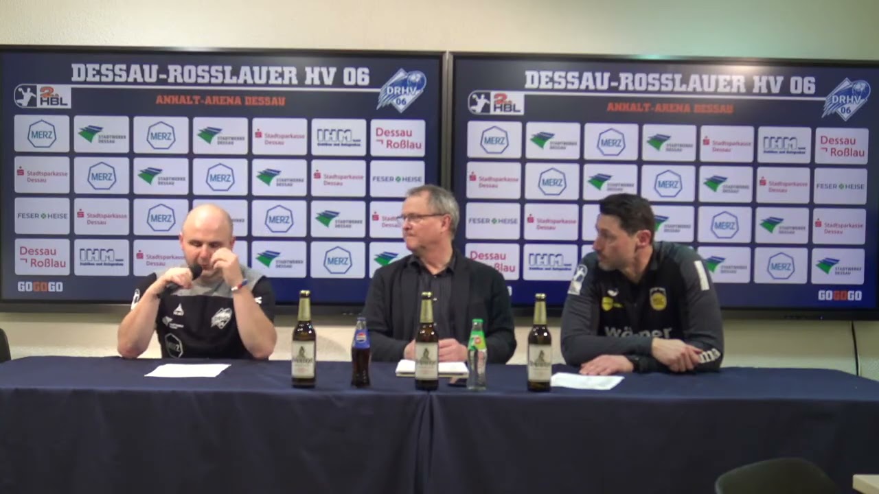 Pressekonferenz | Dessau-Roßlauer HV 06 - HSC 2000 Coburg I 22.02.2026