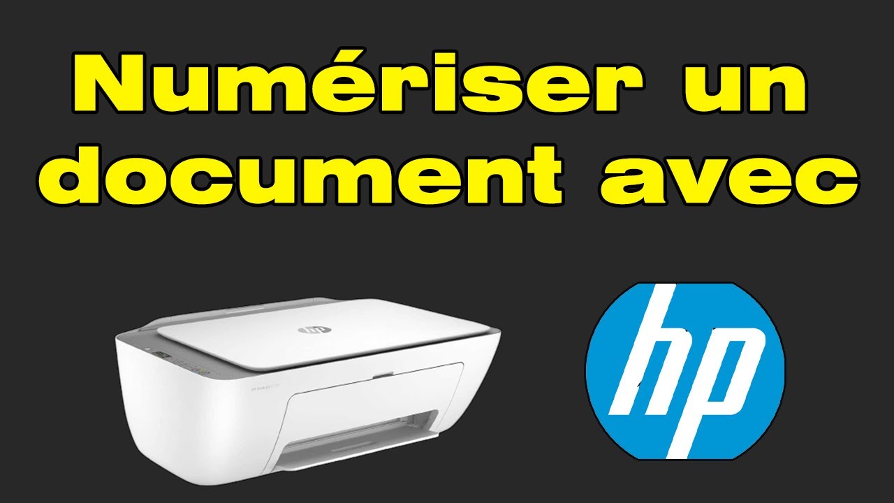 Comment numériser un document avec une imprimante HP
