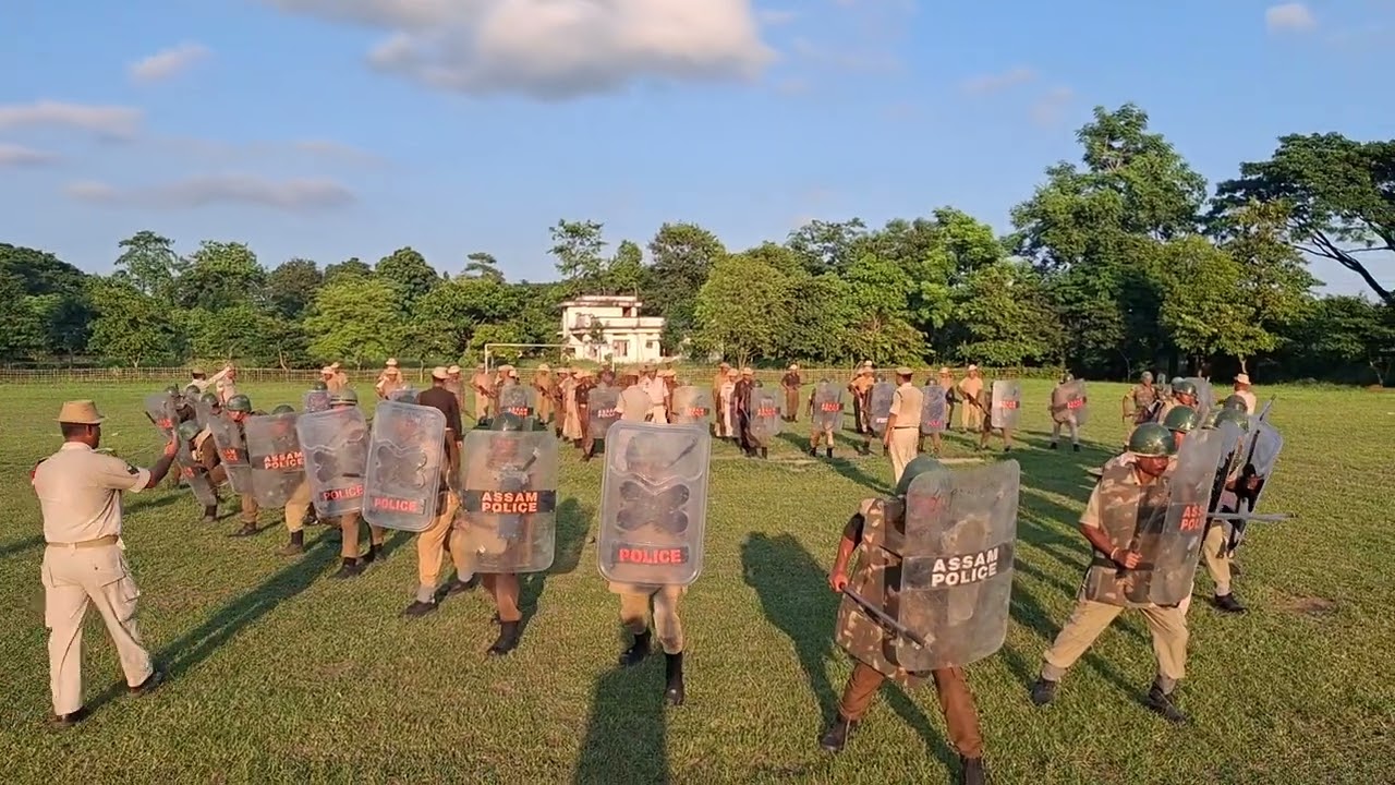 Assam police  riot  Drill practice demo II#likes #comments #subscribe @LD