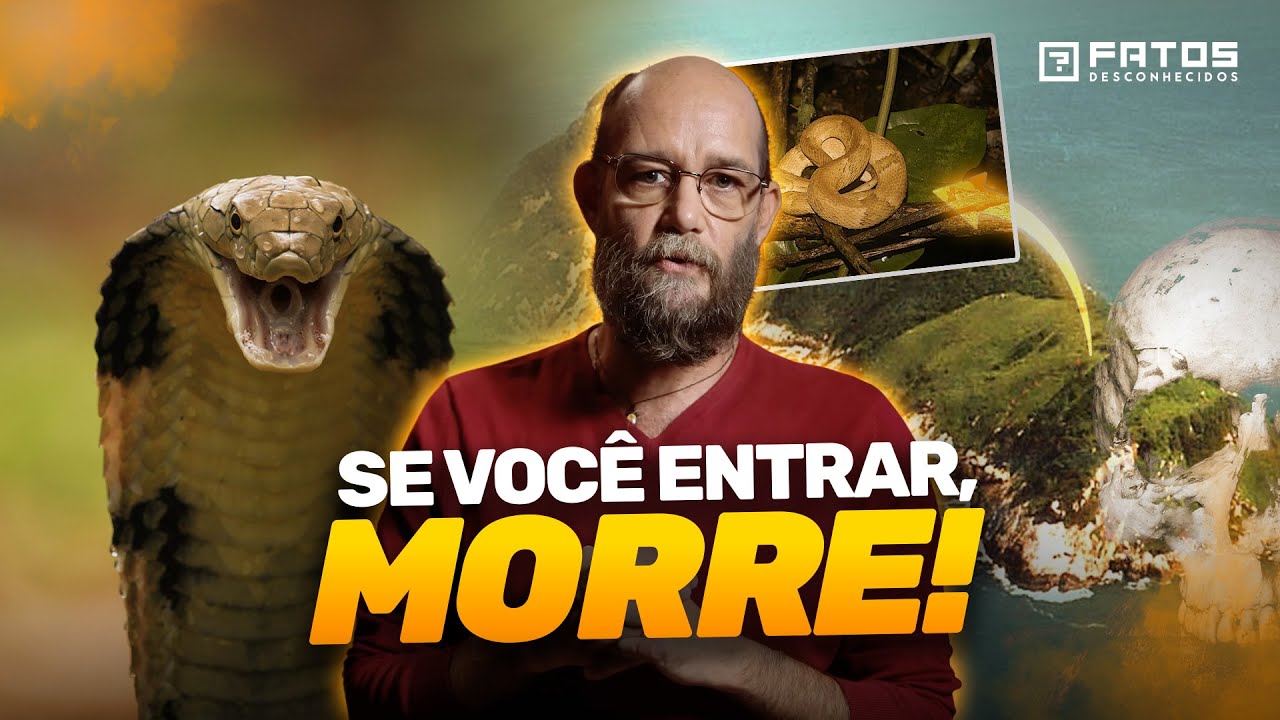 Ilha das Cobras: O lugar  mais perigoso do MUNDO que &eacute; (quase) imposs&iacute;vel sair com VIDA
