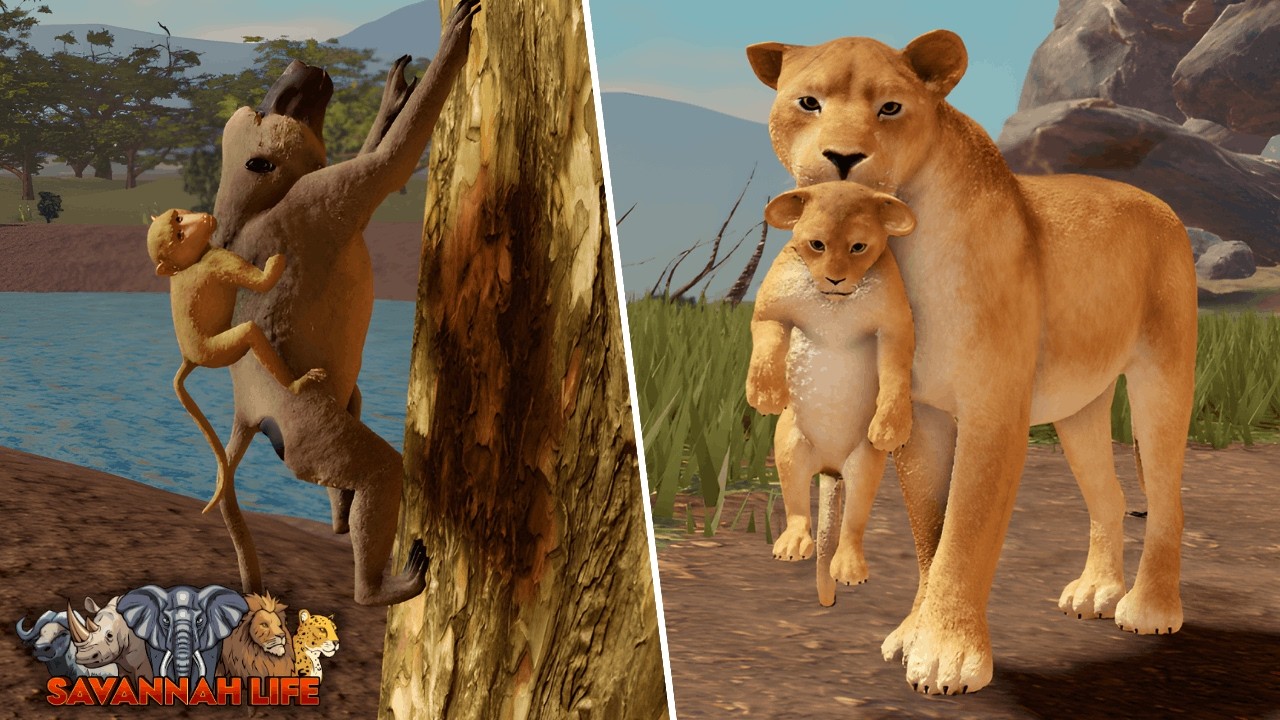 NEW Pup Carry Update in Savannah Life ⏐ ROBLOX 🍼