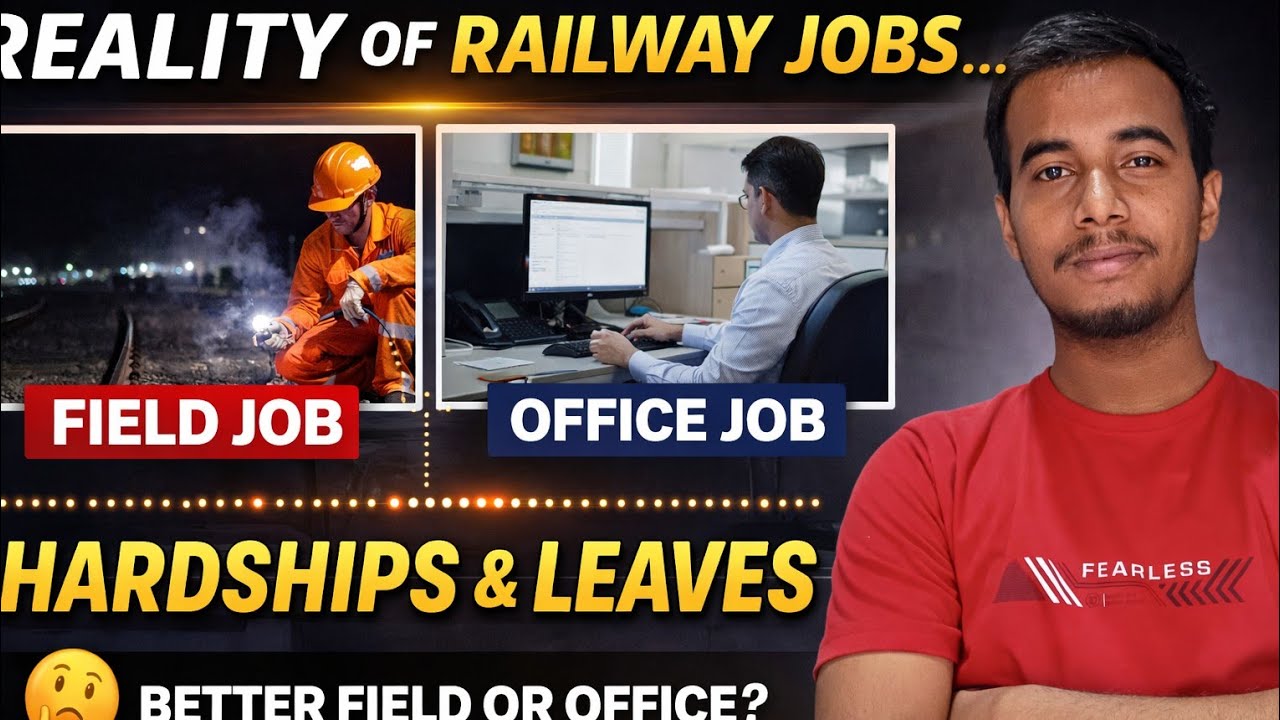 Is Railway JE Easy?  Field Work Reality + Leave Problems Explained
