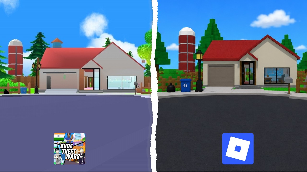 Playing Dude Theft Wars But in Roblox 😱🔥