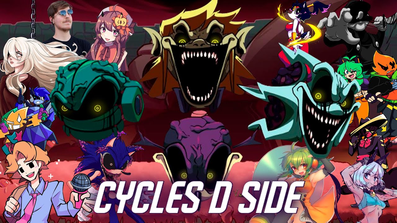 FNF Cycles D-side but Different Characters Sing It  (FNF Cycles D-side but Everyone Sings It)
