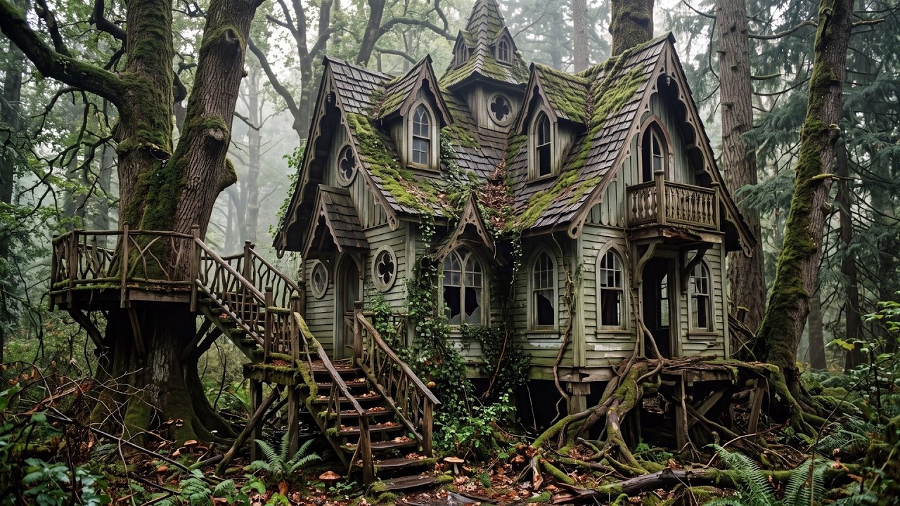 Decayed Forest House Transformed Into a Breathtaking Modern Gothic Villa | Satisfying Renovation