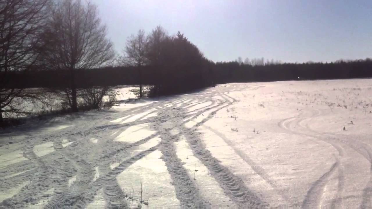 1984 Suzuki LT 185 in snow, drifting, off roading
