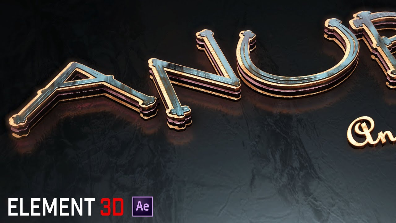 Epic 3D Text Intro I After Effects I Element 3D I Video Copilot