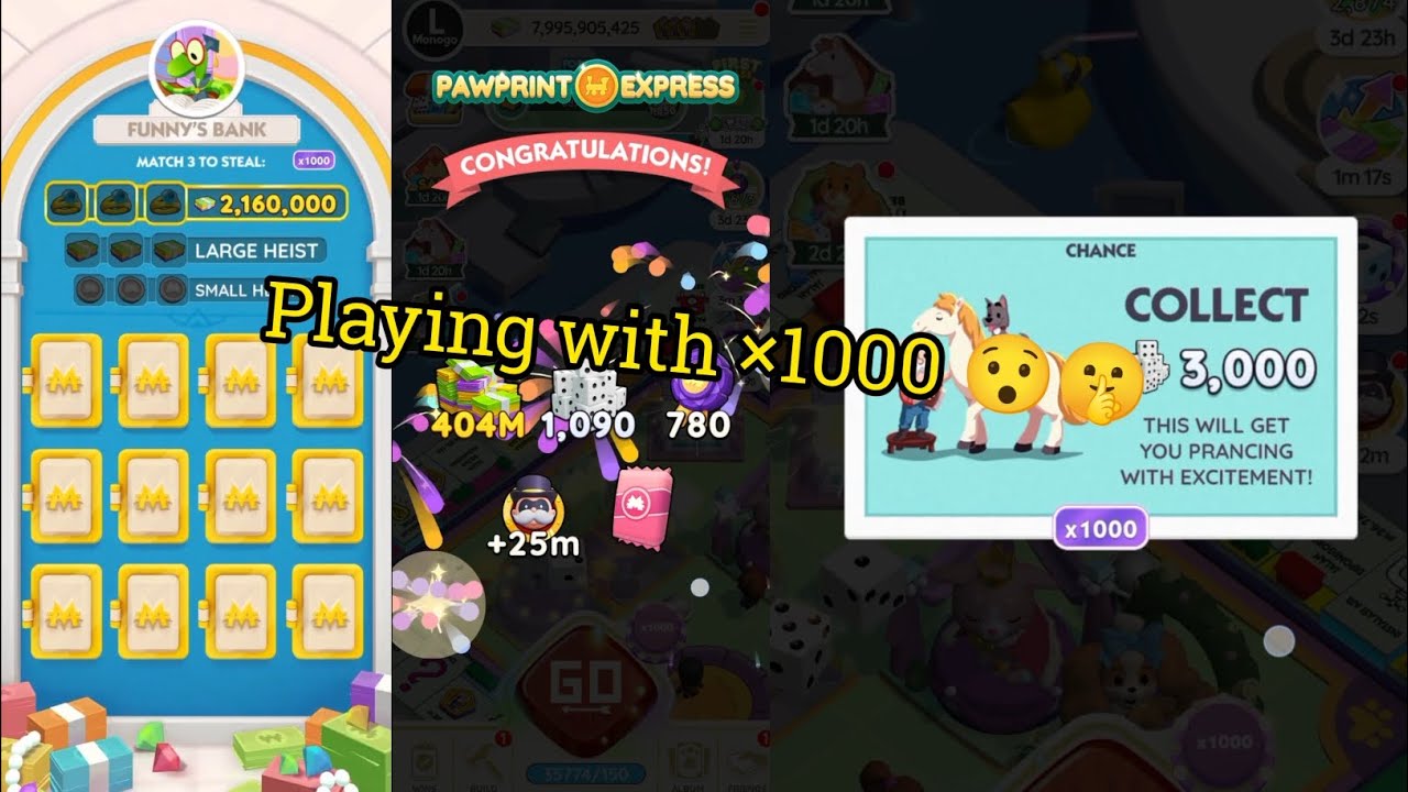 Playing with ×1000