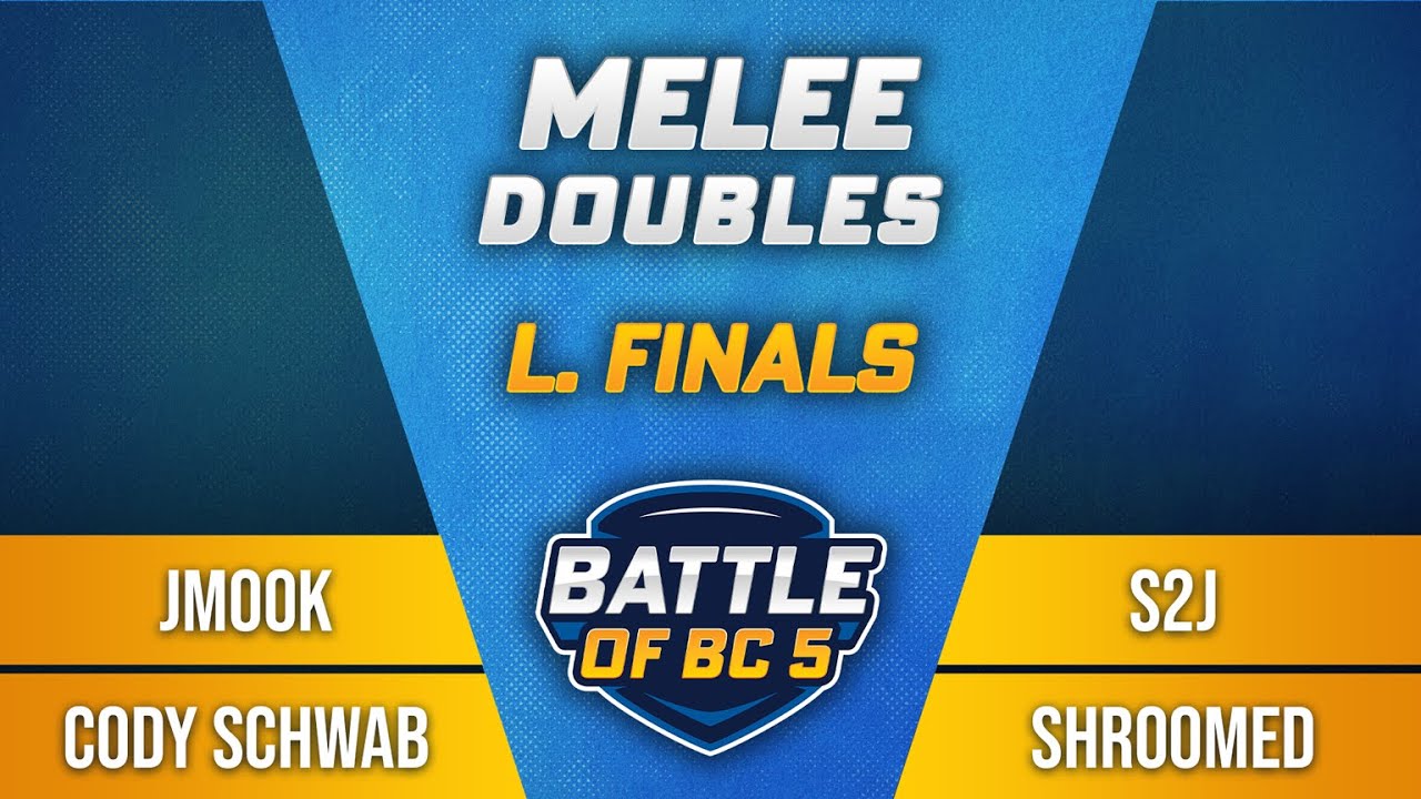 Jmook / Cody Schwab vs S2J / Shroomed - Melee Doubles Losers Final - Battle of BC 5