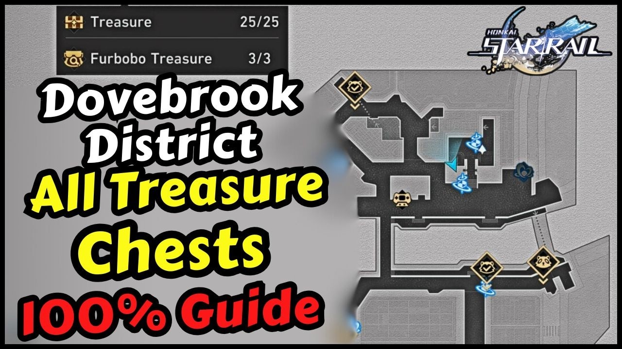 Honkai Star Rail Dovebrook District All Chest Locations & Furbobo Treasure