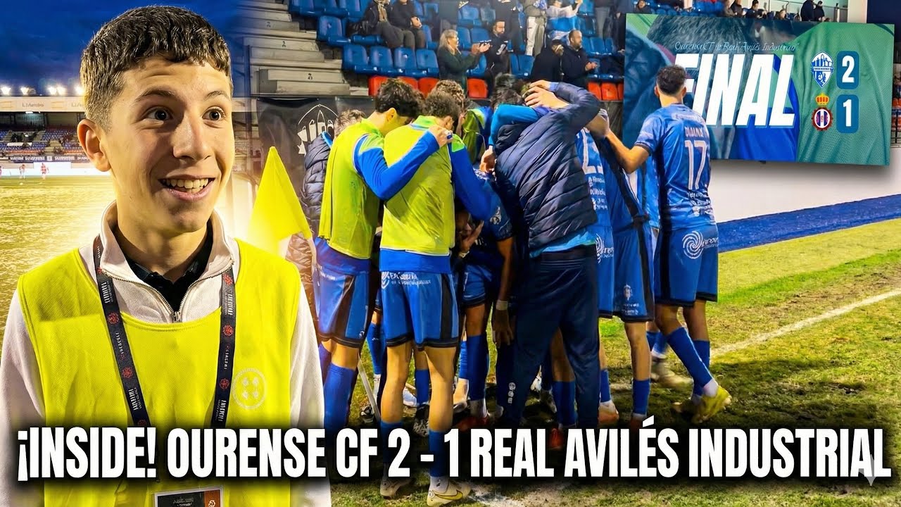 REMONTADA EN O COUTO PARA EMPEZAR EL AÑO| INSIDE OURENSE CF 🆚 REAL AVILÉS INDUSTRIAL