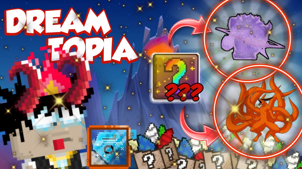 GACHA LEGENDARY BOX DI TOP PRIVATE SERVER (DREAMTOPIA) GET ITEM RARE? #growtopia #dream 