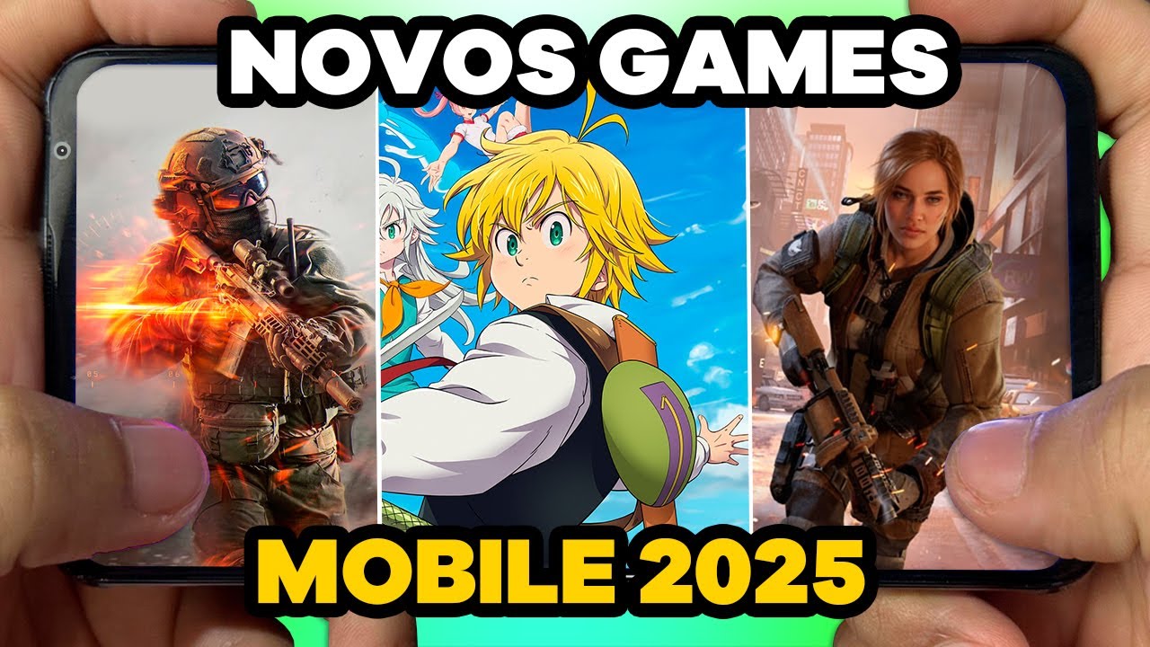 NOVO BF MOBILE, DEADLY SINS ORIGIN E NOVOS JOGOS PARA ANDROID 2025