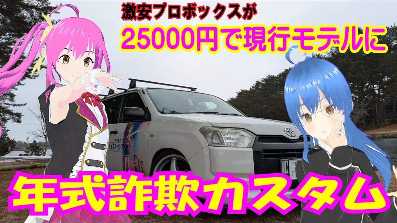 【プロボックスカスタム】ここを換えるだけで現行モデルな見た目に。#プロボックス