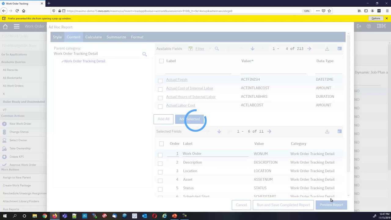 How to Schedule Reports in Maximo