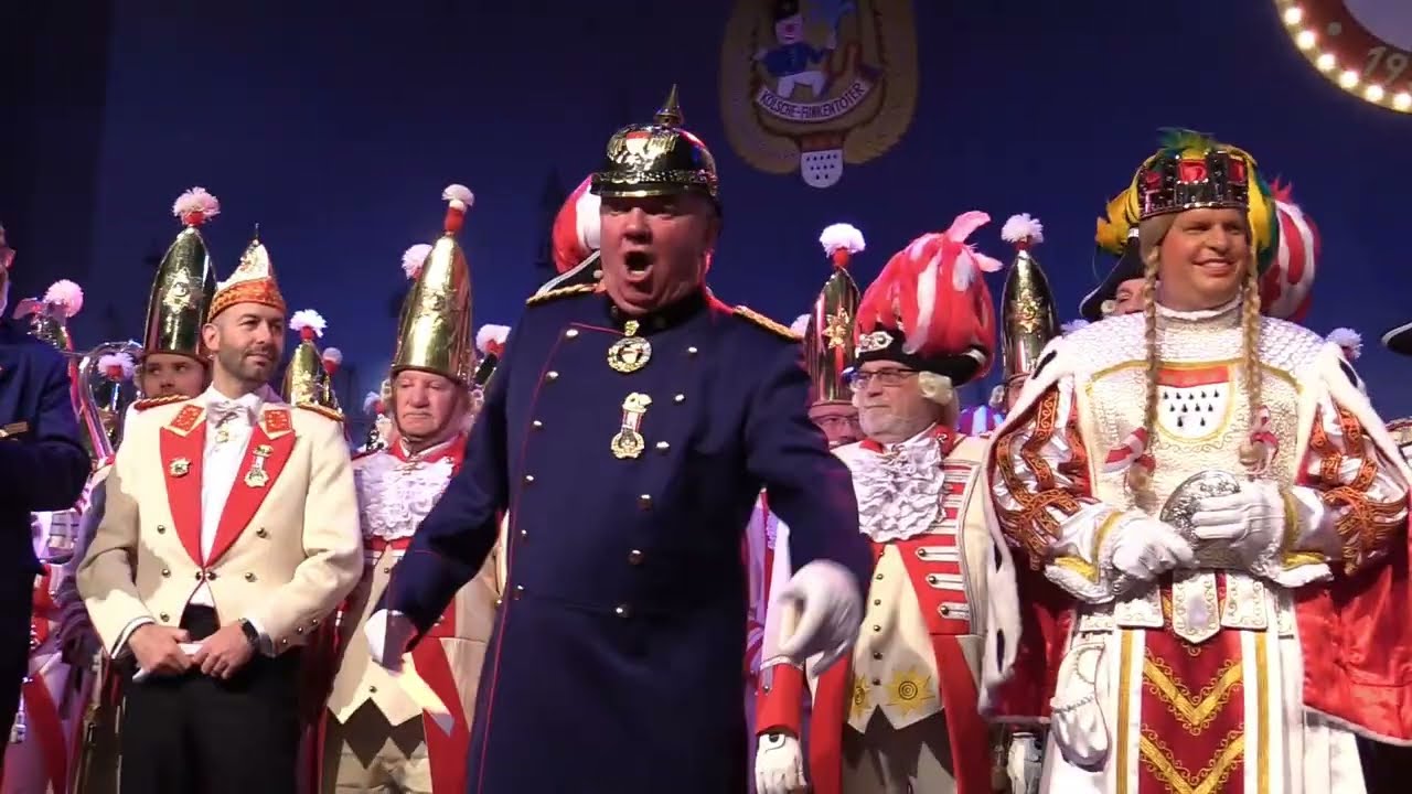 Kölsche Funkentöter - Sitzung 2026 - Prinzengarde und Dreigestirn