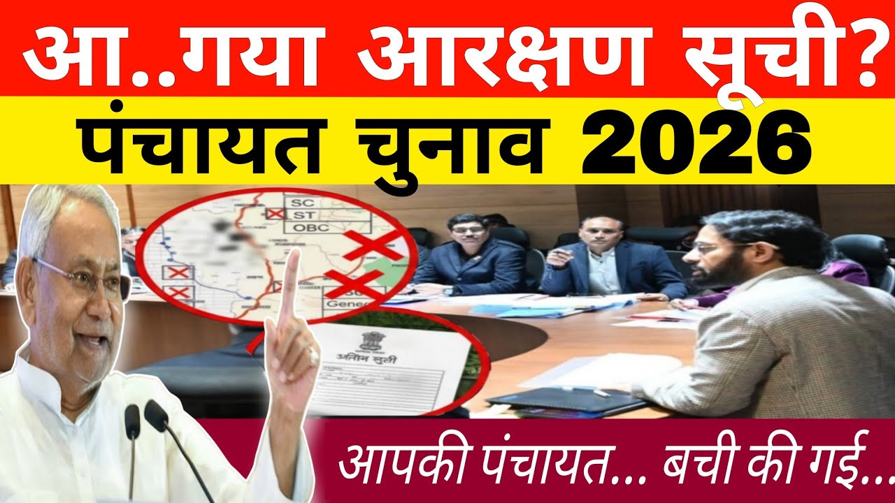 Final list 2026: Bihar Panchayat reservation list released? Is your Panchayat saved or not? Check...