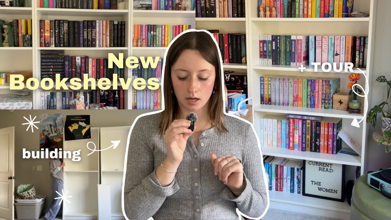 I Got New Bookshelves! 📖🕯️☁️ Reorganization + Bookshelf Tour