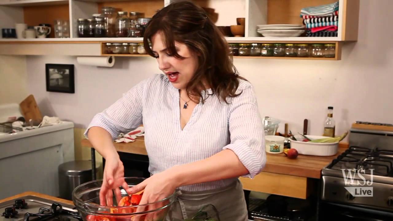 How to Make a Summer Tomato-Peach & Corn Salad: Slow Food Fast with Kitty Greenwald