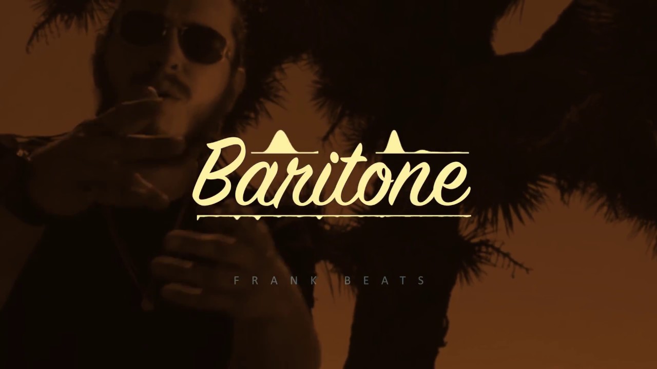 FREE | Post Malone Type Beat | BARITONE | Melodic guitar trap hiphop instrumental