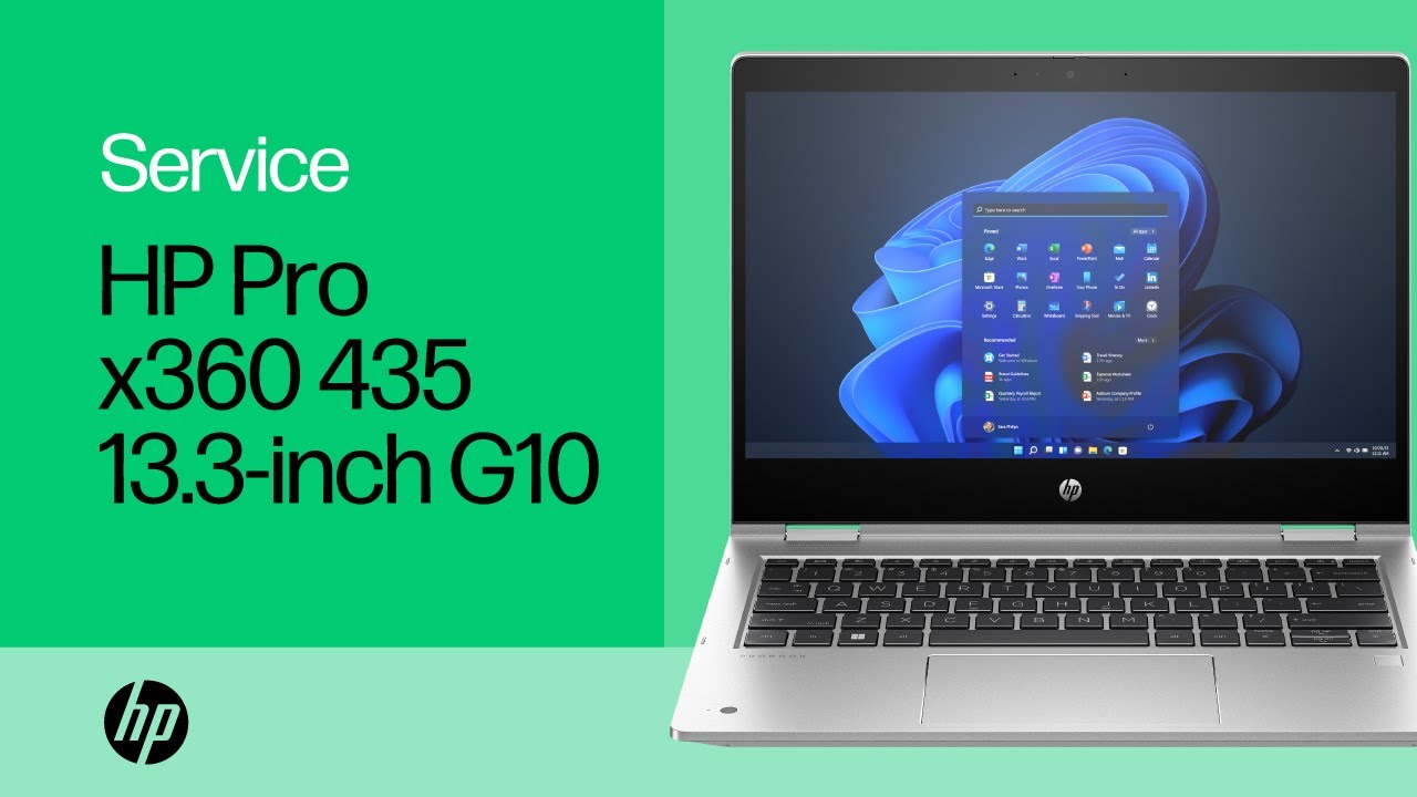 Removing & Replacing Parts | HP Pro x360 435 13.3 inch G10 | HP Computer Service | HP Support