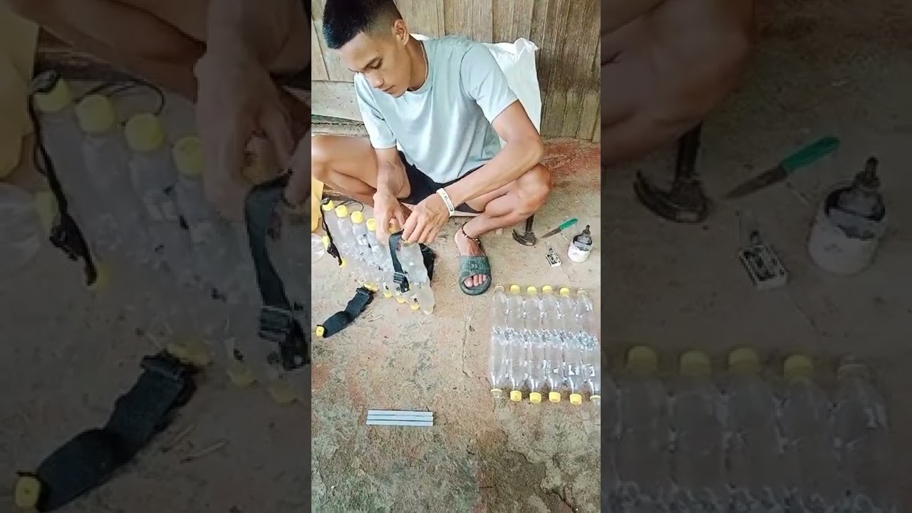 DIY invention  ❤️ life jacket   using plastic bottles ❤️