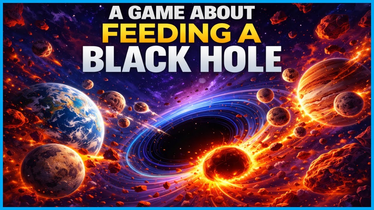 ЧЁРНАЯ ДЫРА СТАЛА ОГРОМНОЙ — A Game About Feeding A Black Hole?!
