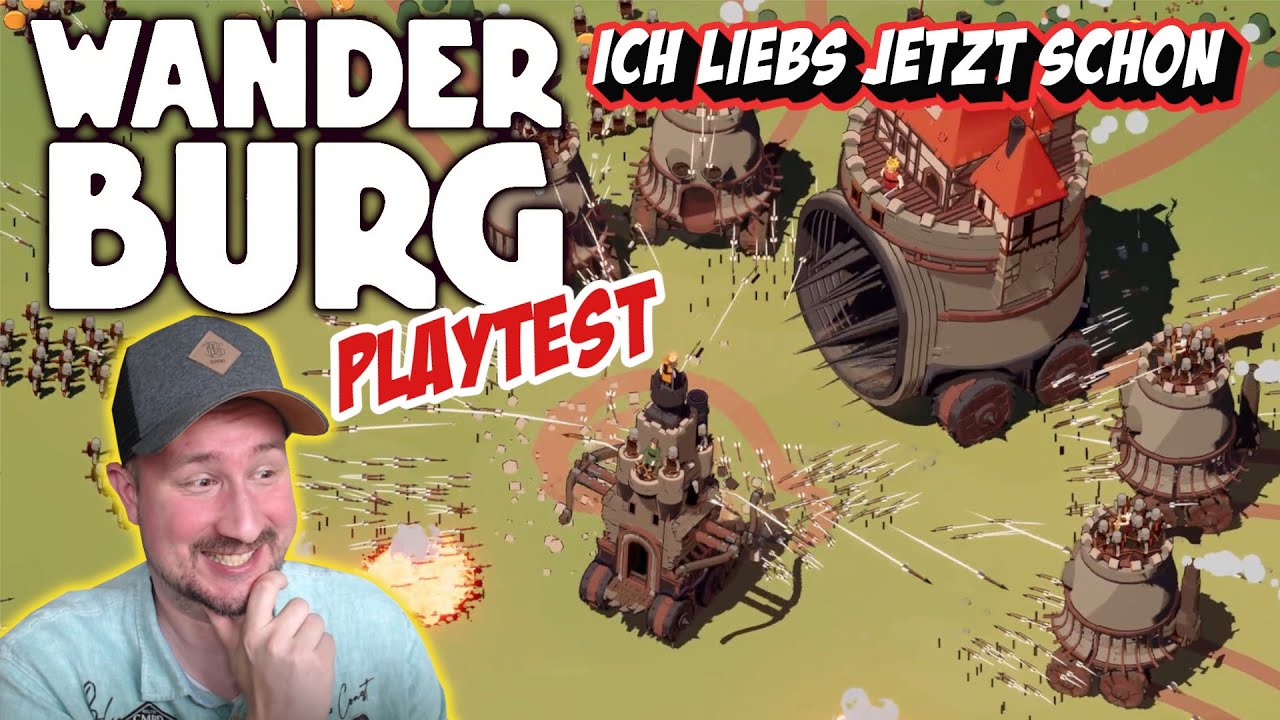 WANDERBURG Playtest - BURGEN auf R&Auml;DERN?! Ich LIEBE dieses GAME jetzt schon! - Gameplay Deutsch