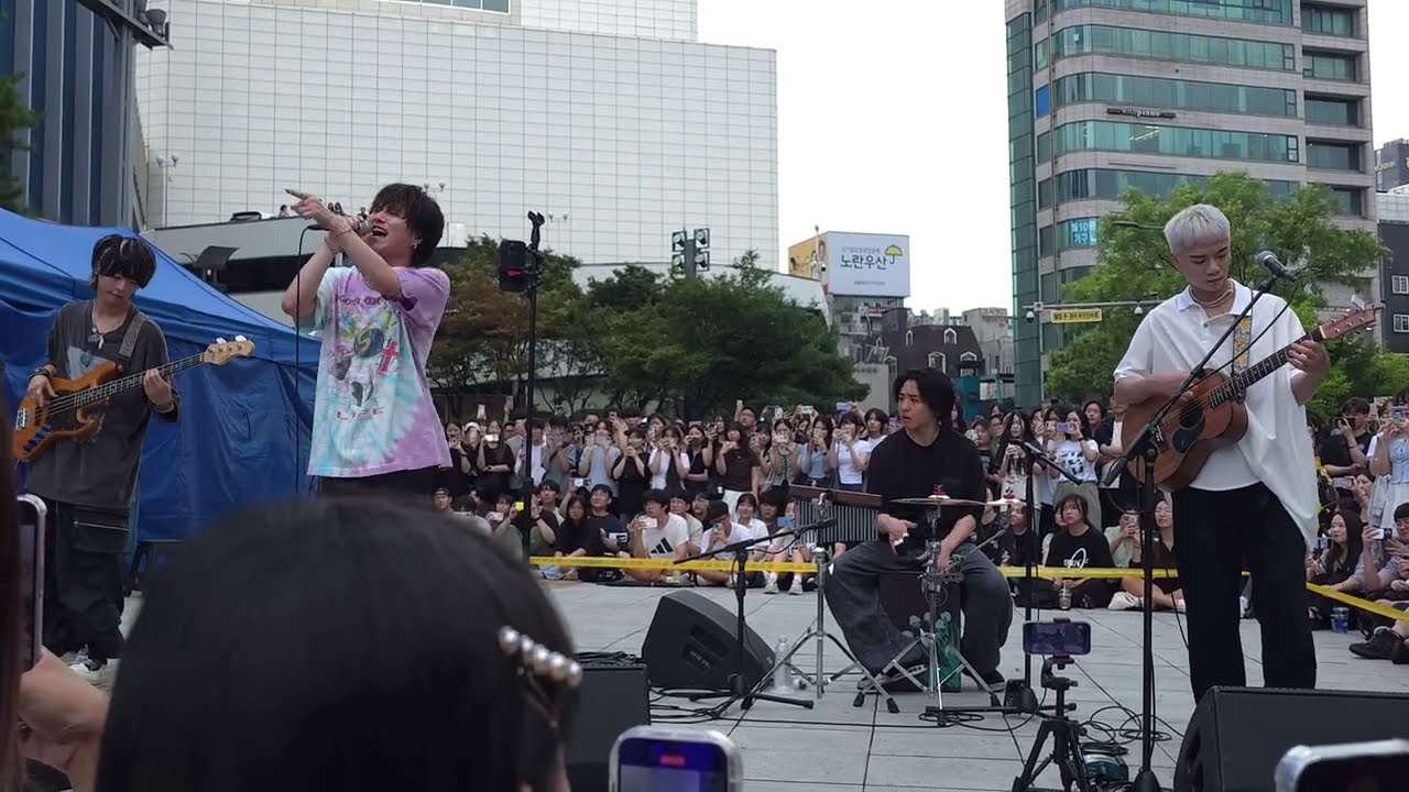 2024.07.21(日) novelbright 韓国 ソウル 新村 バスキング 路上ライブ 노벨브라이트 한국 서울 신촌 버스킹 #novelbright #バスキング