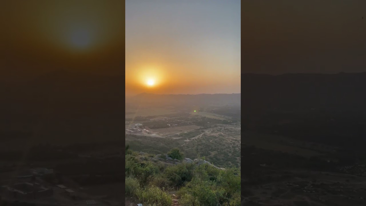 The Sunset at Savitri Mata Temple #sunset #savitri #temple #pushkar #india #exploreindia #travel