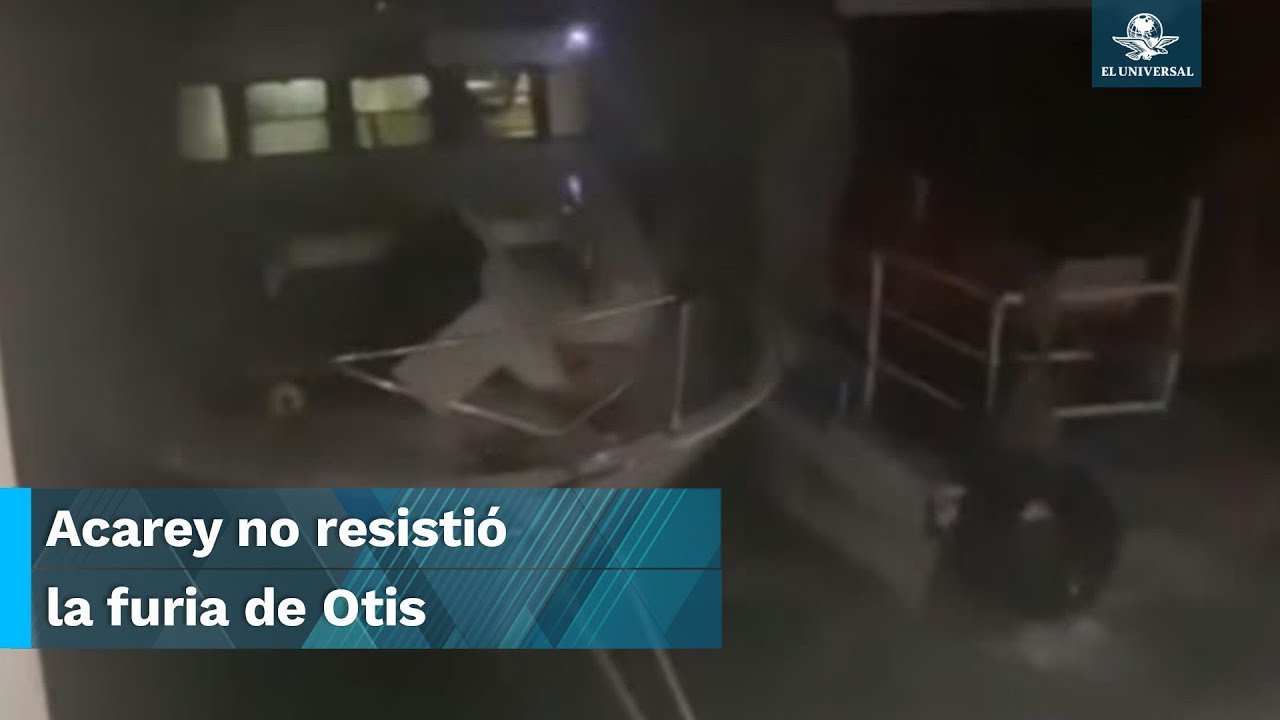 Muestran últimos momentos del yate Acarey antes de hundirse junto con su tripulación por “Otis