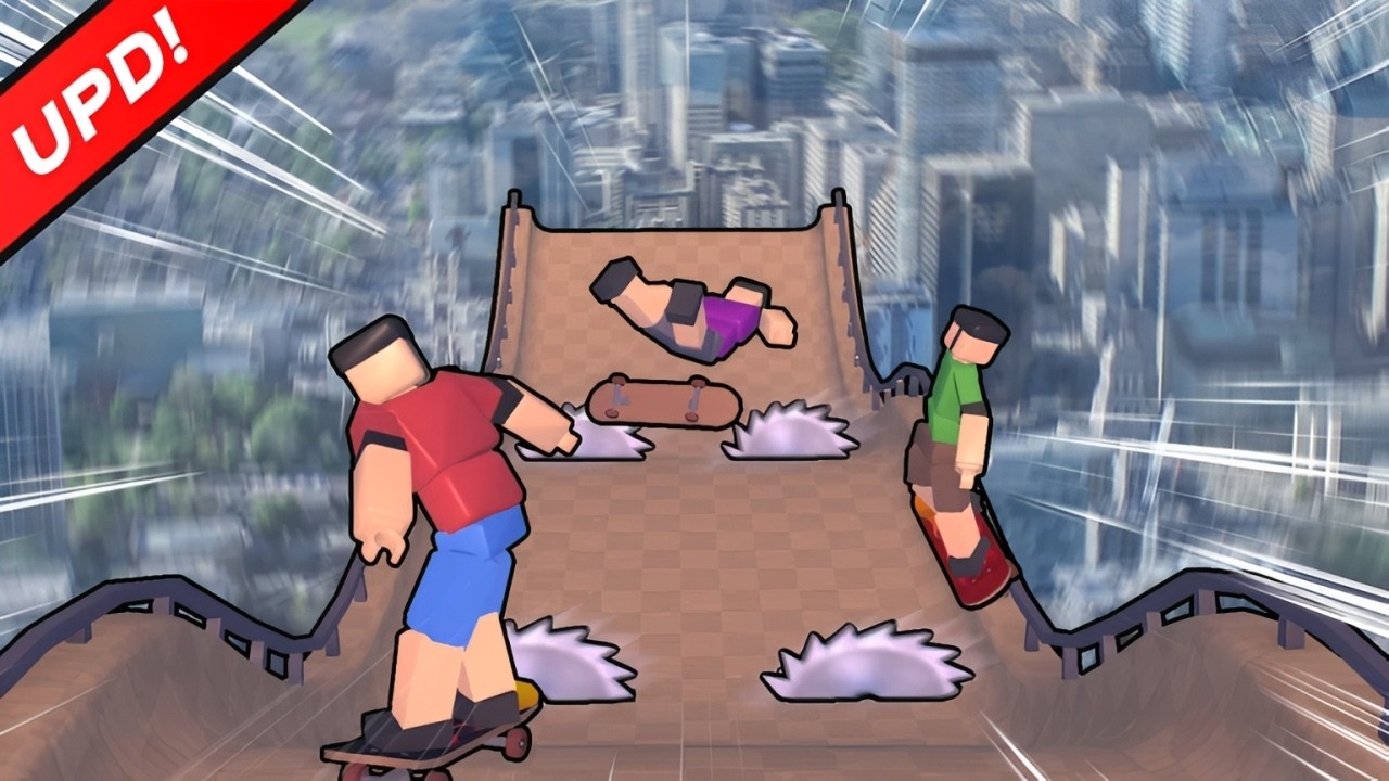 🛹 TENTEI ZERAR O SKATEBOARD OBBY! MUITO DIFÍCIL!