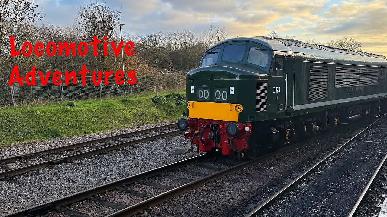 Diesel Class 45 125. Great central Railway. 31/12/25 (4K HDR)