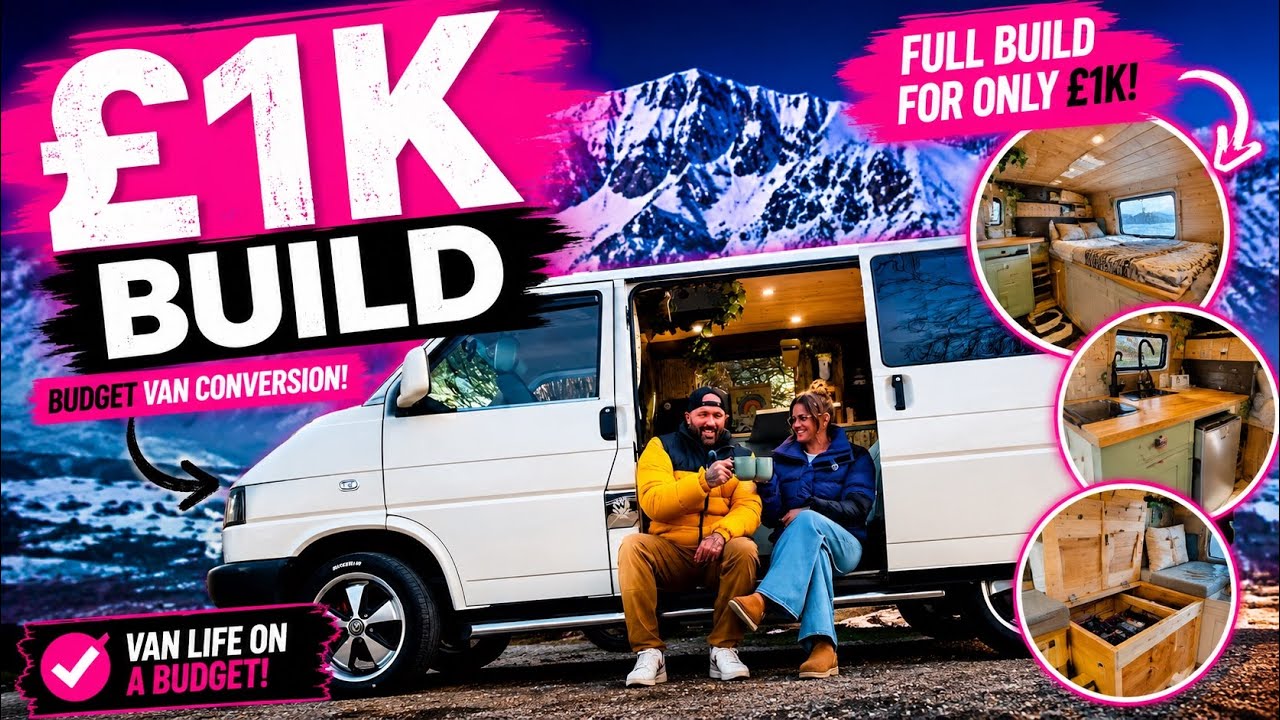 We Built This VW T4 Camper for £1,000! (Full Van Tour)