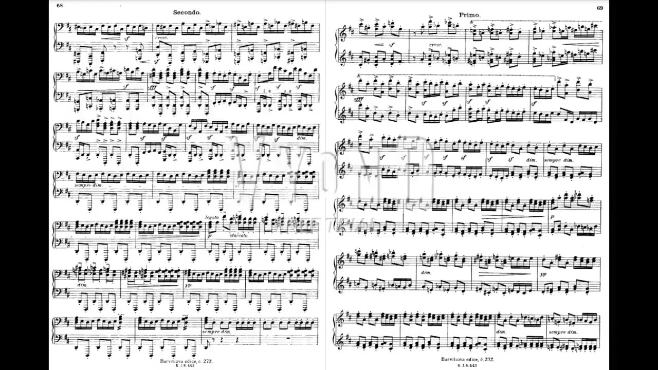 Bedřich Smetana: Má vlast/My Country (for piano four hands) III. Šárka
