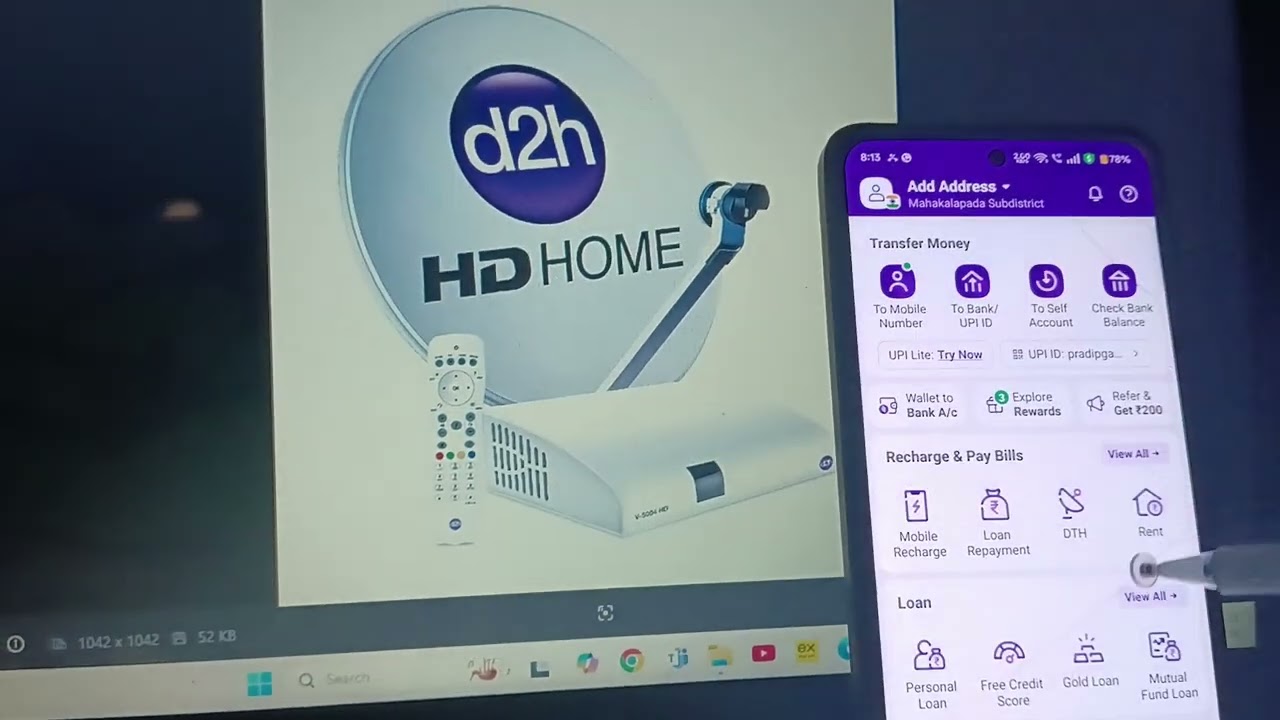 D2H Recharge Kaise Kare | Videocon D2H Online Recharge Step by Step Guide