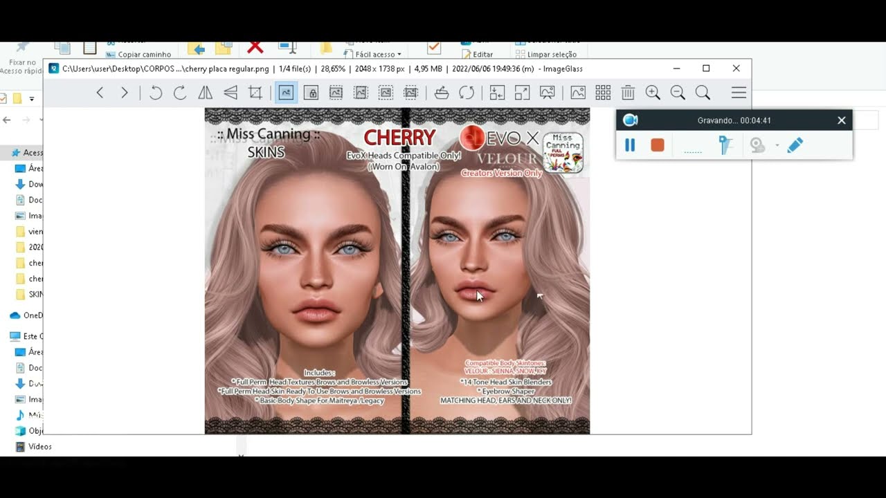 The Velour Kit : Blending Your Face Skin To the Velour Head BaseTextures Using The Adjustment Layers