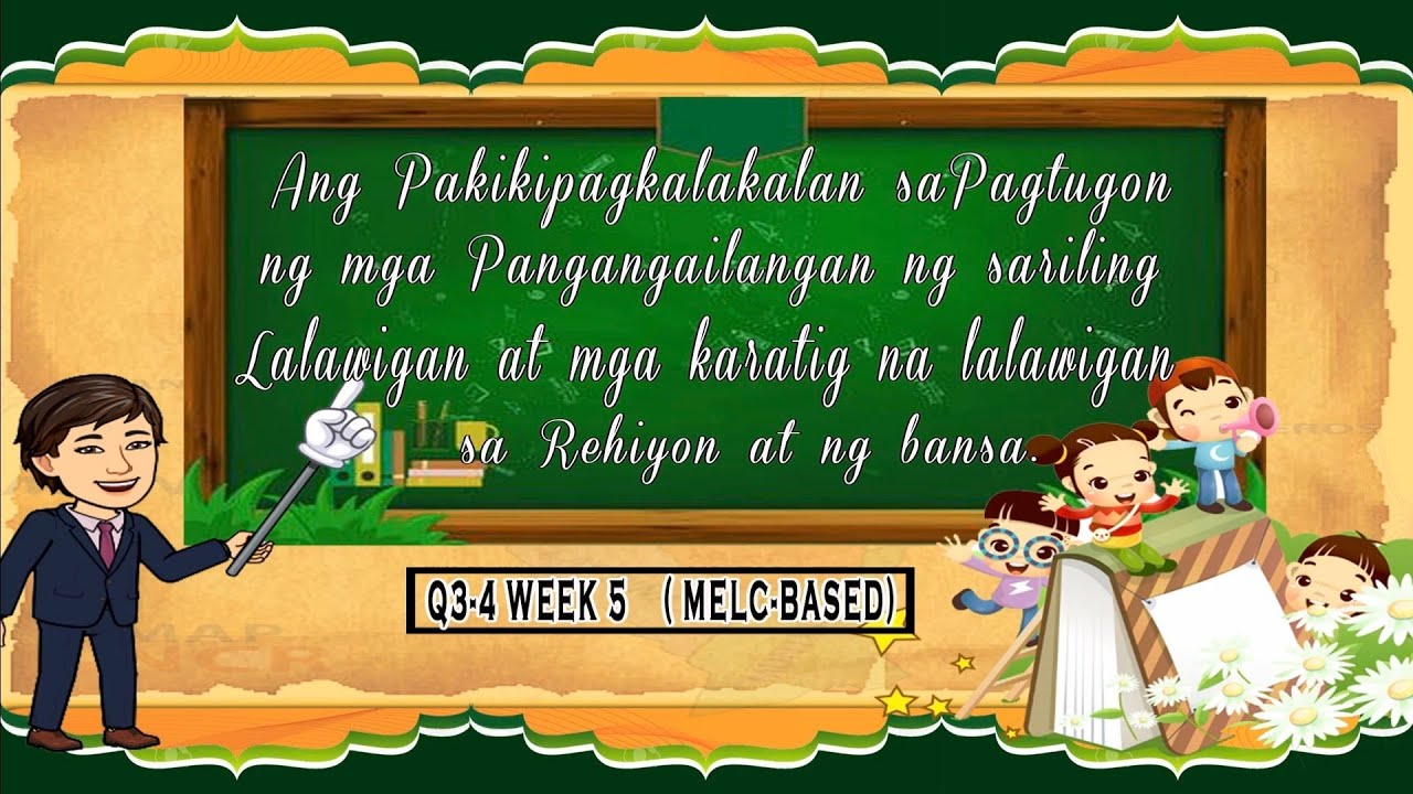 ARALING PANLIPUNAN 3 - Q4 WEEK 5 ANG PAKIKIPAGKALAKALAN SA PAGTUGON NG MGA PANGANGAILANGAN NG NCR