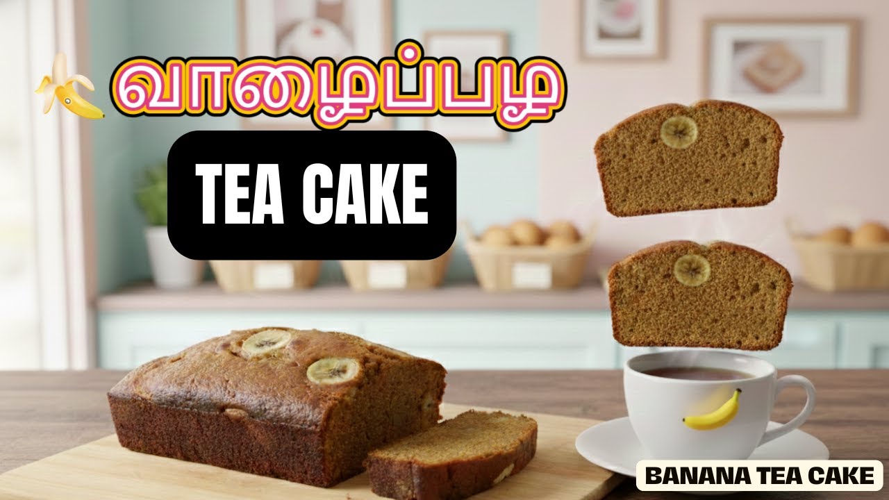 Homemade Banana🍌 Tea☕ Cake🎂 Recipe – Moist & Easy to Bake