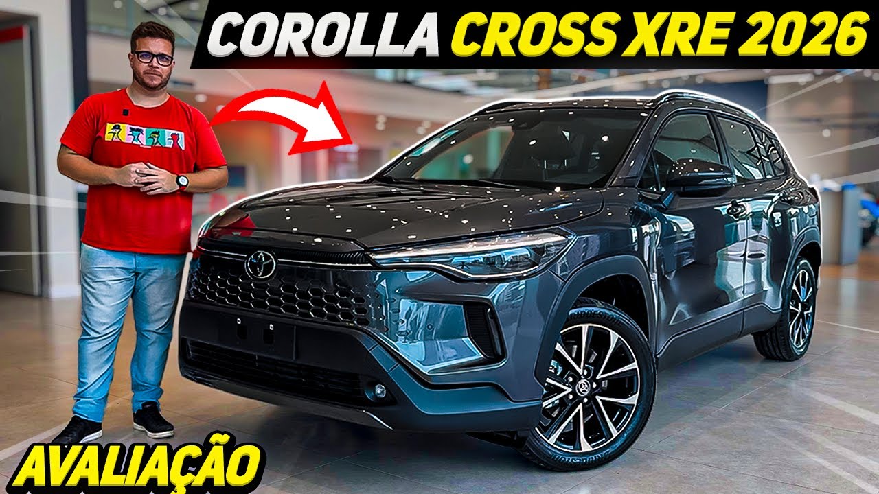 NOVO TOYOTA COROLLA CROSS 2026 XRE – TODAS AS NOVIDADES!